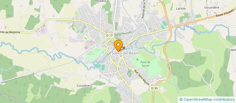 localisation de l'entreprise MONSIEUR GUY FOUCAT à SALIES-DE-BEARN