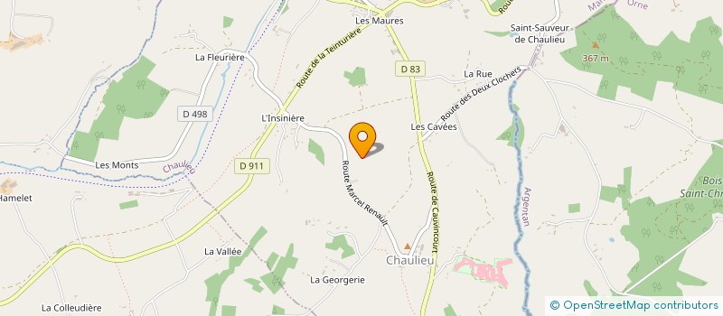 localisation de l'entreprise MONSIEUR GUY FOUCHER à CHAULIEU