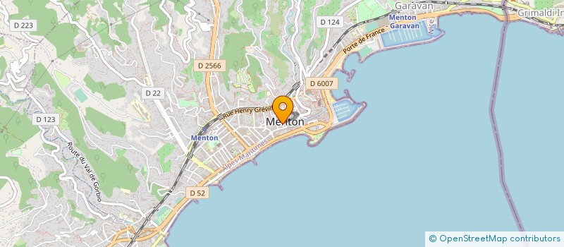 localisation de l'entreprise MONSIEUR GUY FOUCHET à MENTON
