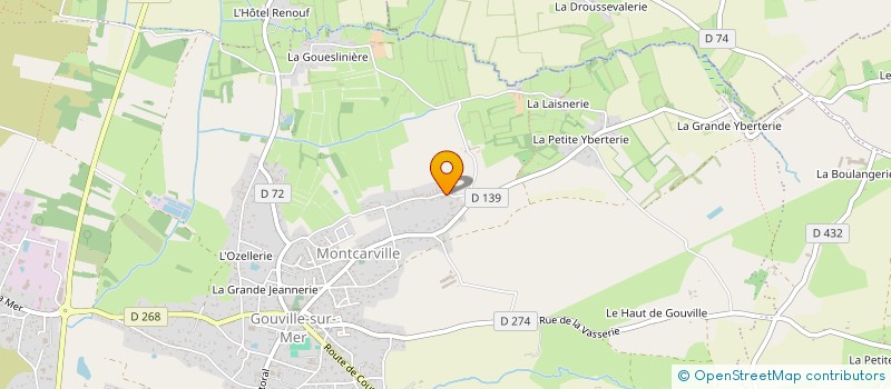 localisation de l'entreprise MONSIEUR GUY FOUREY à GOUVILLE-SUR-MER