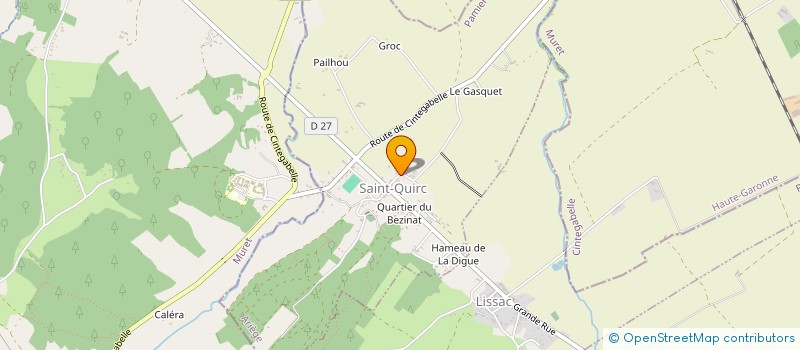 localisation de l'entreprise MONSIEUR GUY FOURMENT à SAINT-QUIRC