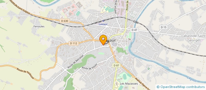 localisation de l'entreprise MONSIEUR GUY FOURNIE  SAINT-LIEUX-LES-LAVAUR