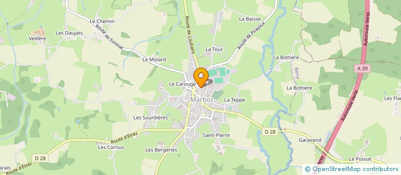 localisation de l'entreprise MONSIEUR GUY FOURRIER  MARBOZ