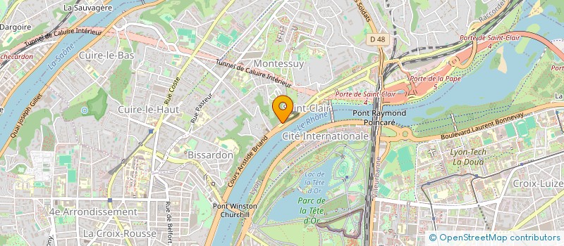 localisation de l'entreprise MONSIEUR GUY FRADIN  CALUIRE-ET-CUIRE