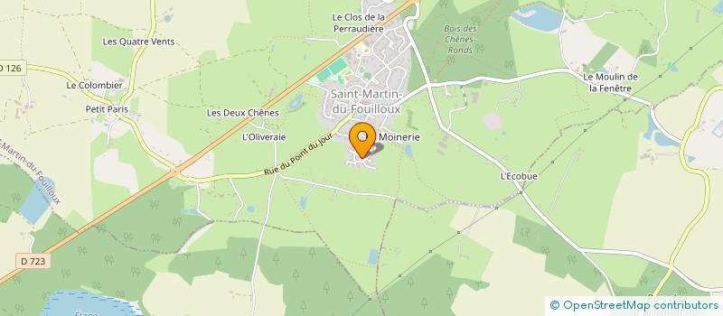 localisation de l'entreprise MONSIEUR GUY-FRANCOIS COUSIN à SAINT-MARTIN-DU-FOUILLOUX