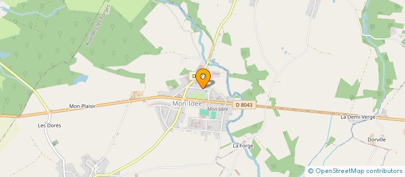 localisation de l'entreprise MONSIEUR GUY FREROTTE  AUVILLERS-LES-FORGES