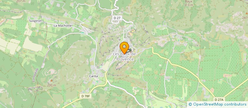 localisation de l'entreprise MONSIEUR GUY FROIDEVAUX  LES BAUX-DE-PROVENCE