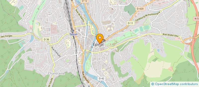 localisation de l'entreprise MONSIEUR GUY FROMENT à EPINAL