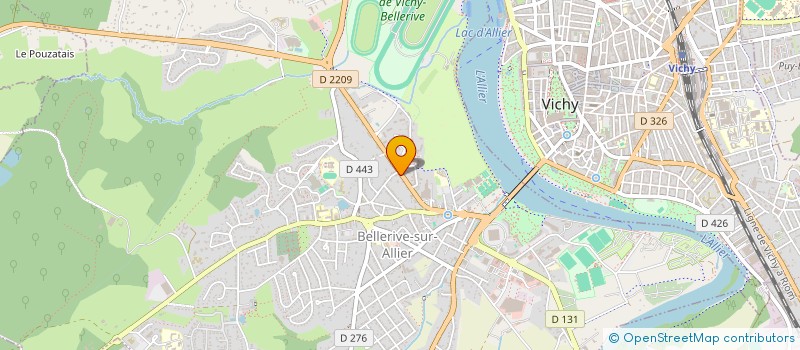 localisation de l'entreprise MONSIEUR GUY FRULIO  BELLERIVE-SUR-ALLIER