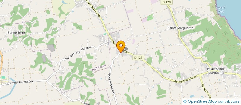 localisation de l'entreprise MONSIEUR GUY GALAS à LE MOULE