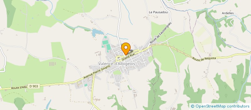 localisation de l'entreprise MONSIEUR GUY GARCIA  VALENCE-D'ALBIGEOIS