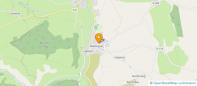 localisation de l'entreprise MONSIEUR GUY GARINOT à ALLANCHE