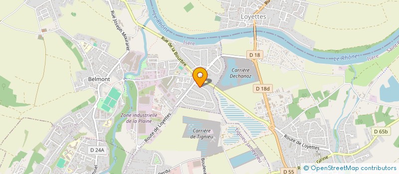 localisation de l'entreprise MONSIEUR GUY GARRIC  CHAVANOZ