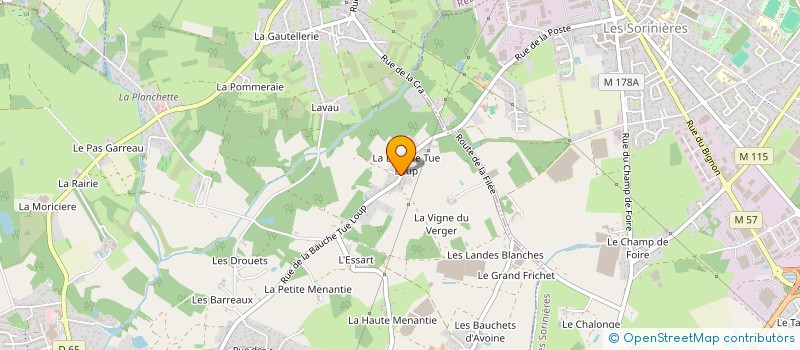 localisation de l'entreprise MONSIEUR GUY GATINE  PONT-SAINT-MARTIN