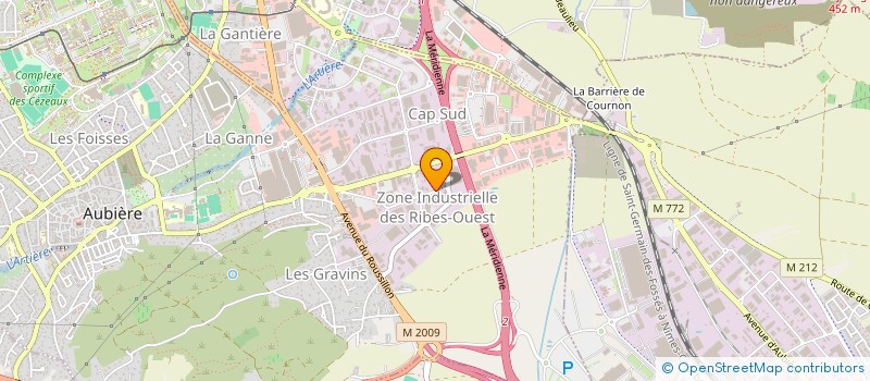 localisation de l'entreprise MONSIEUR GUY GATT  AUBIERE