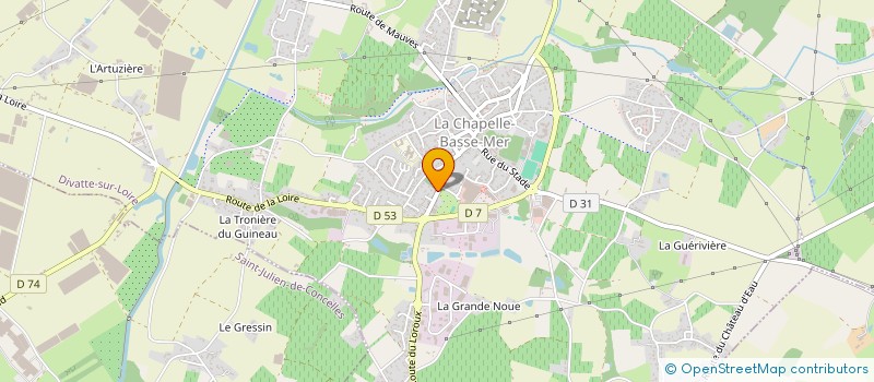 localisation de l'entreprise MONSIEUR GUY GAUDIN à DIVATTE-SUR-LOIRE