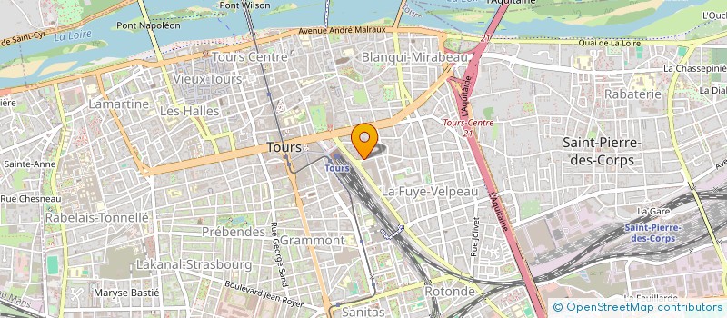 localisation de l'entreprise MONSIEUR GUY GAYRAUD  TOURS