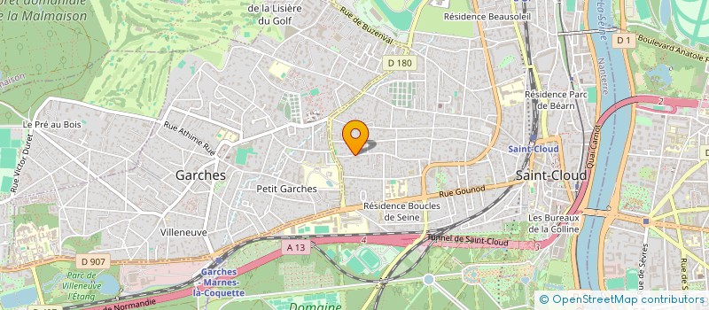localisation de l'entreprise MONSIEUR GUY GELPEROWIC à SAINT-CLOUD