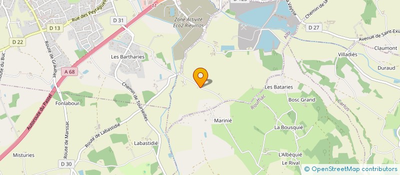 localisation de l'entreprise MONSIEUR GUY GENDROT à ALBI