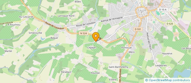 localisation de l'entreprise MONSIEUR GUY GEOFFROY DURAN à BRETAGNE D'ARMAGNAC