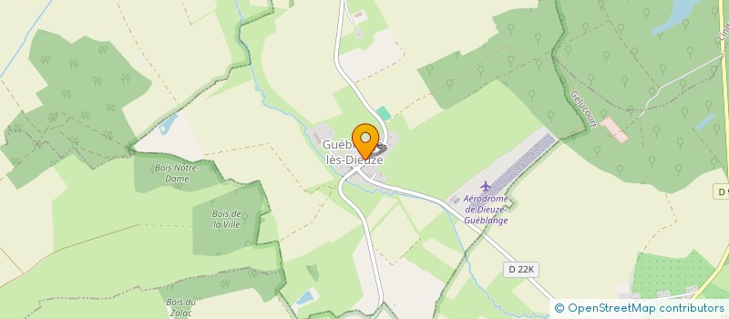 localisation de l'entreprise MONSIEUR GUY GERARD  GUEBLANGE-LES-DIEUZE