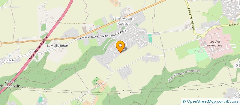 localisation de l'entreprise MONSIEUR GUY GERARD  SAINT-AUBIN-ROUTOT