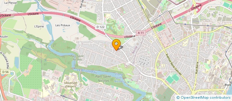 localisation de l'entreprise MONSIEUR GUY GERLEI  AVRILLE