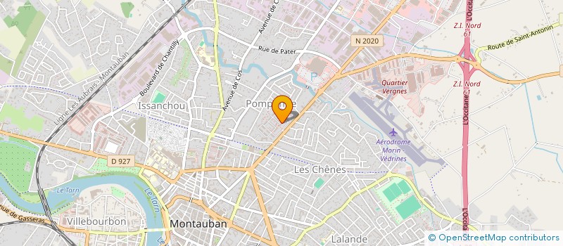 localisation de l'entreprise MONSIEUR GUY GERVAIS  MONTAUBAN