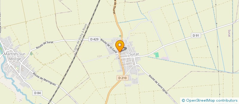 localisation de l'entreprise MONSIEUR GUY GIACOBBI  SURAT