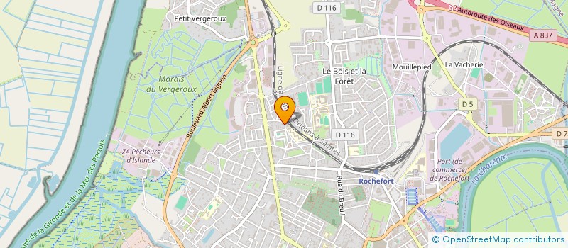 localisation de l'entreprise MONSIEUR GUY GILARDIT  ROCHEFORT