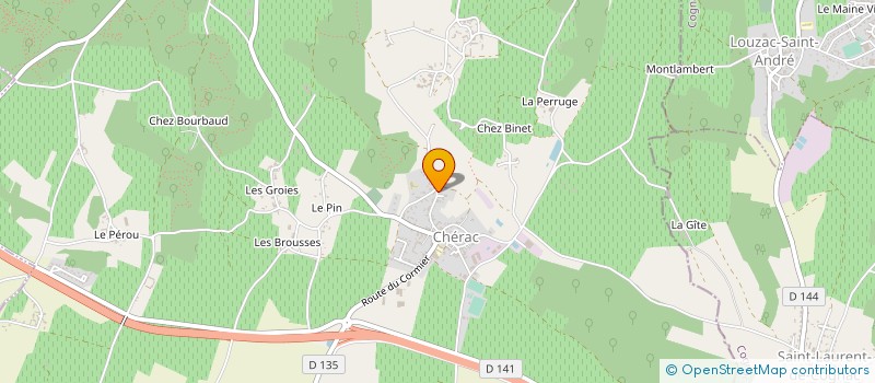 localisation de l'entreprise MONSIEUR GUY GILBERT à CHERAC