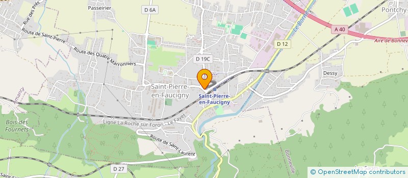 localisation de l'entreprise MONSIEUR GUY GIRARD-DESPROLET  SAINT-PIERRE-EN-FAUCIGNY