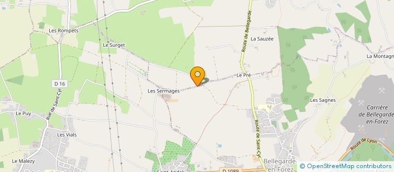 localisation de l'entreprise MONSIEUR GUY GIRAUD  SAINT-CYR-LES-VIGNES