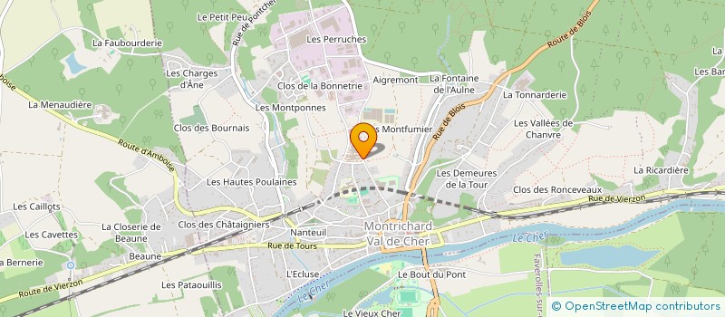 localisation de l'entreprise MONSIEUR GUY GIRAUDON à MONTRICHARD-VAL-DE-CHER