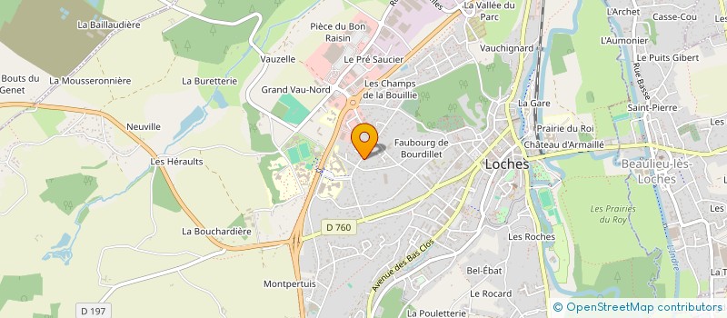 localisation de l'entreprise MONSIEUR GUY GIRMA  LOCHES