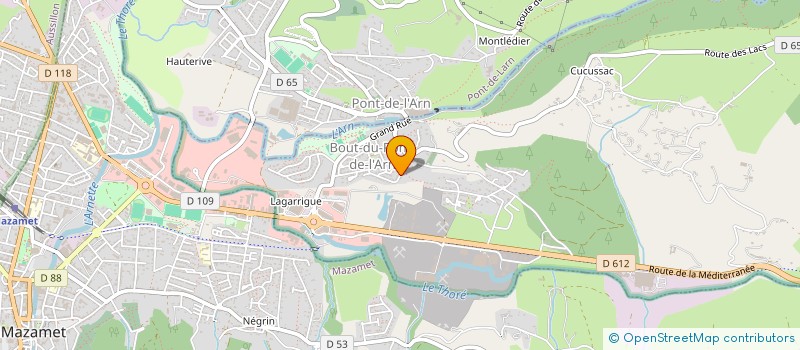 localisation de l'entreprise MONSIEUR GUY GLORIES  BOUT-DU-PONT-DE-LARN