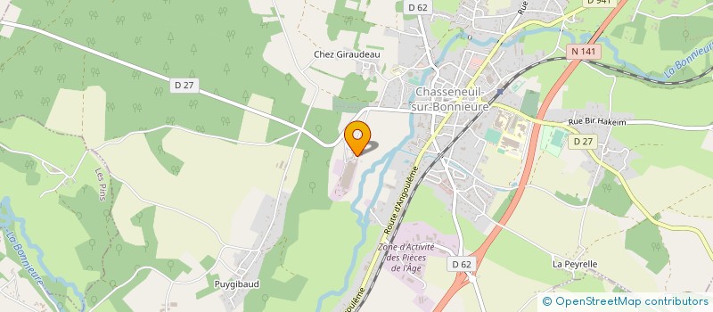 localisation de l'entreprise MONSIEUR GUY GOBEAUD à CELLEFROUIN