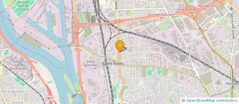 localisation de l'entreprise MONSIEUR GUY GODARD  SAINT-FONS