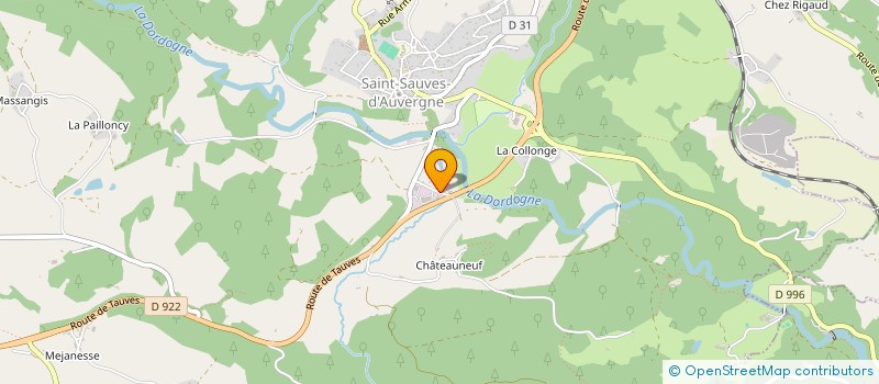 localisation de l'entreprise MONSIEUR GUY GOIGOUX  SAINT-SAUVES-D AUVERGNE
