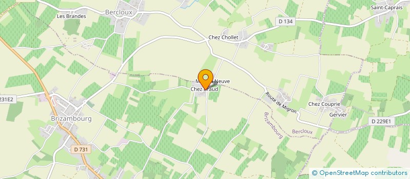 localisation de l'entreprise MONSIEUR GUY GOMBERT  VILLARS-LES-BOIS