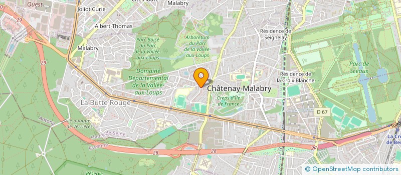 localisation de l'entreprise MONSIEUR GUY GOMET  CHATENAY-MALABRY