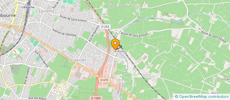 localisation de l'entreprise MONSIEUR GUY GOUILLAUD  LIBOURNE