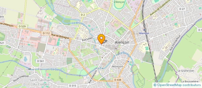 localisation de l'entreprise MONSIEUR GUY GOUIX à ALENCON