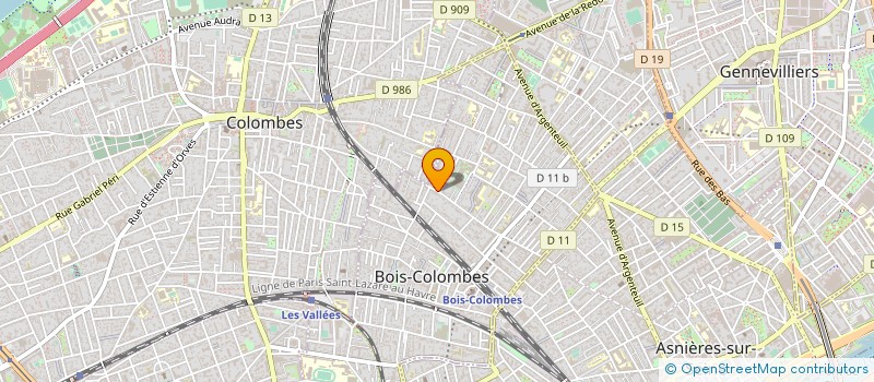 localisation de l'entreprise MONSIEUR GUY GOUMARD à BOIS-COLOMBES
