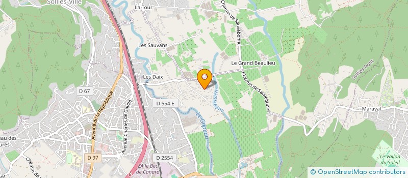 localisation de l'entreprise MONSIEUR GUY GOURRIN à SOLLIES-PONT