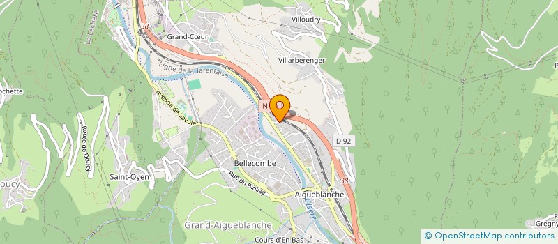 localisation de l'entreprise MONSIEUR GUY GOUSSET à GRAND-AIGUEBLANCHE