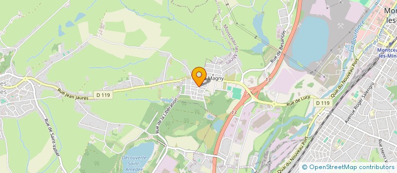 localisation de l'entreprise MONSIEUR GUY GOUTAUDIER à MONTCEAU-LES-MINES