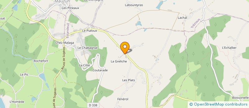 localisation de l'entreprise MONSIEUR GUY GOUTTEBESSIS  CEILLOUX