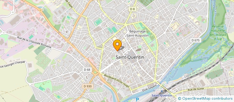 localisation de l'entreprise MONSIEUR GUY GRECOURT à SAINT-QUENTIN