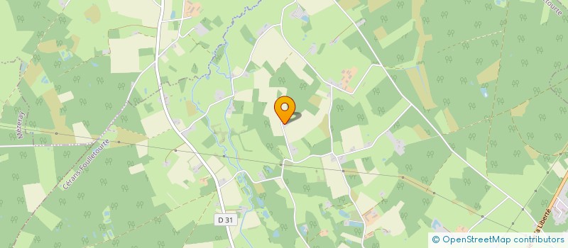 localisation de l'entreprise MONSIEUR GUY GREMY  CERANS-FOULLETOURTE